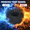Uxcell Insulated Cable Protector 3 Mm0.12"-20 M66 Ft High Temperature Resistant Fiberglass Sleeve, Black