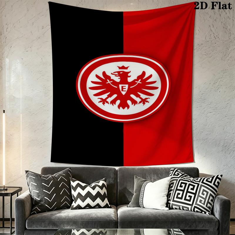 Eintracht Frankfurt Wall Tapestry Aesthetic Wall Hanging Printed Fabric Blanket Decorative Tapestries for Bedroom Living Room Home Decor