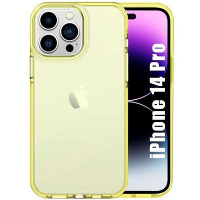 Capa - BOOLING - para iPhone 14 Pro - Amarelo - Antichoque - Antirriscos