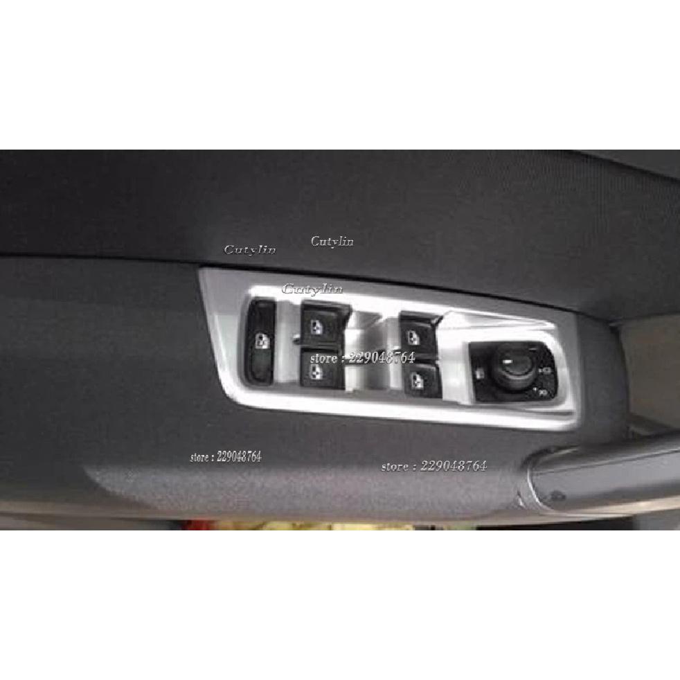 For Volkswagen Touran 2016 2017 2018 Accessories Interior Door Window Switch Cover Trims Sticker Door Window Panel Trim
