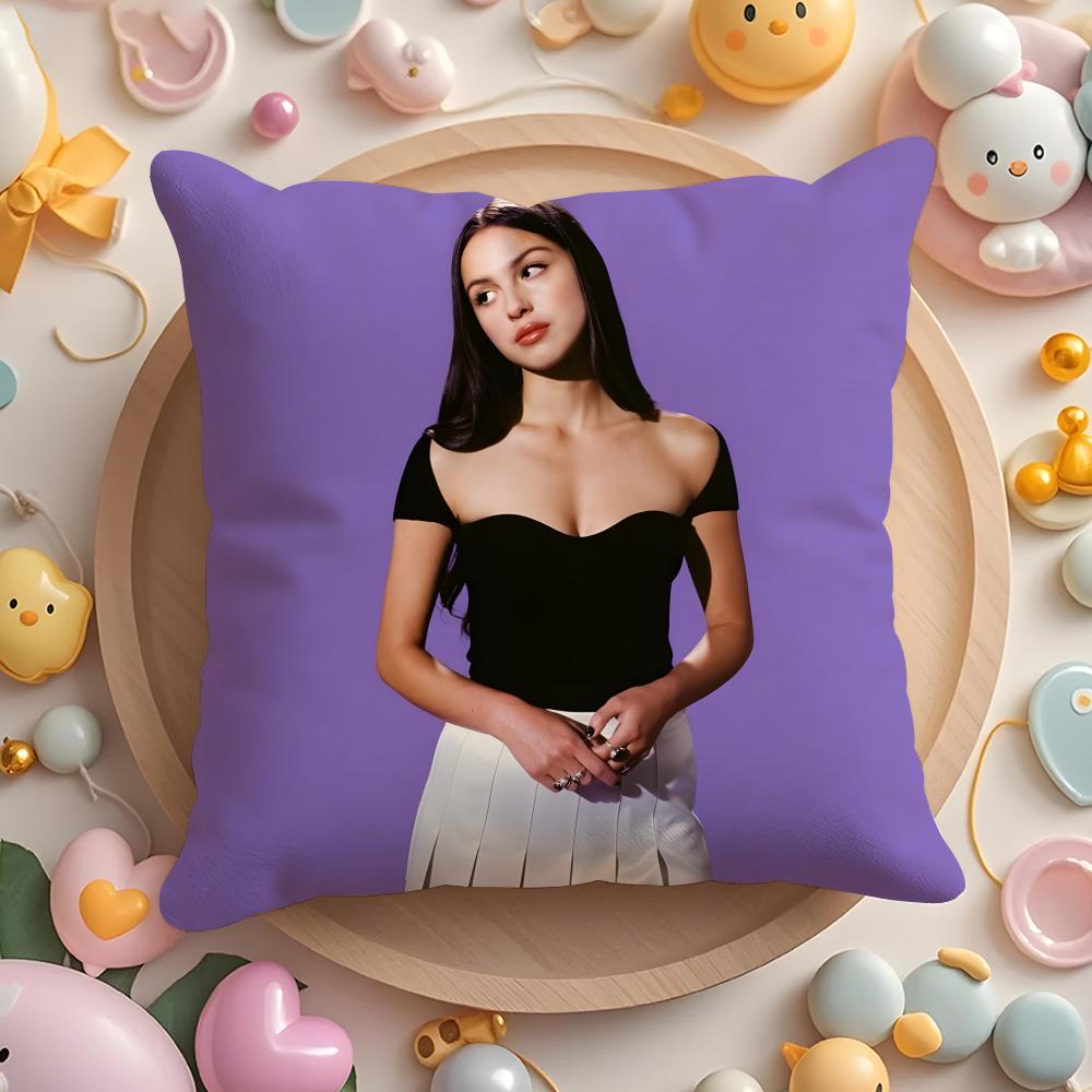 

Olivia singer-songwriter R-Rodrigo Cushion Cover Home & Car Multi-Scene Pillow Cover - Reversible, Soft & Durable for Daily Use 30X30cm