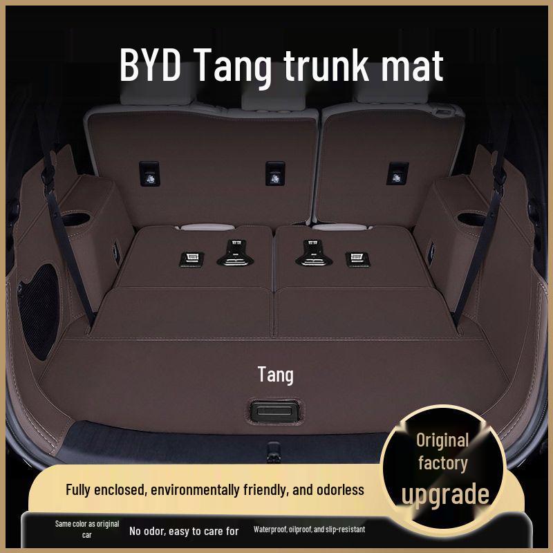 Eco-Friendly Trunk Mat for BYD Tang DM/EV/DM-i/Glory Edition - Bumper Upgrade