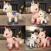 Rainbow Pegasus Unicorn Plush Toy With Pillow For Girls Kids Room Decor