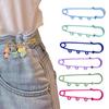 10Pcs Heavy Duty Safety Pins 2 Inch with 3 Holes Metal Kilt Pins Fasteners for DIY Brooch Making Blanket Knitted Fabric