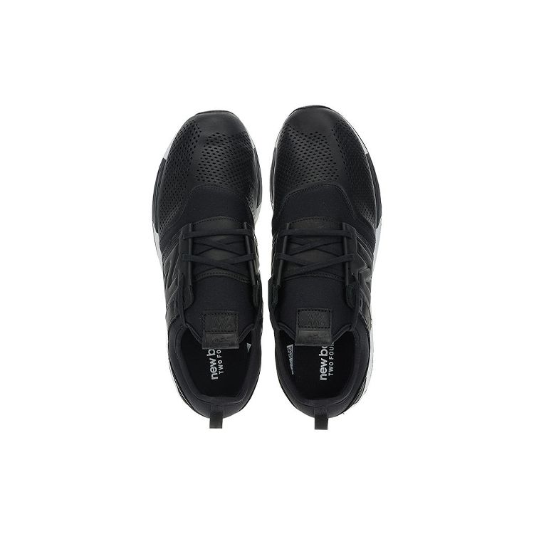 Compre New Balance 247 tênis unissex preto de couro MRL247VE