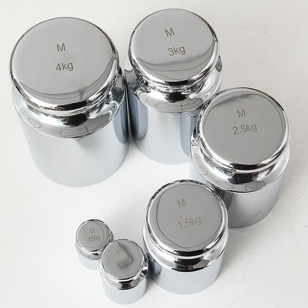 M1 Standard Kalibriergewichtssatz: 50g, 100g, 1kg Hochpräzise Stahl Verchromte Gegengewichte