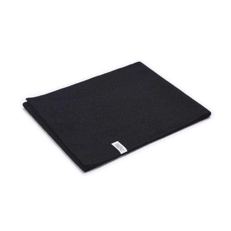 Velsey Cashmere Blended Lip Muffler [BLACK]