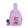 Christmas K-pop Demon Hunters Printed Kawaii Chest Pack for Boy Girl Anime Cartoon Shoulder Bag Students Portable Crossbody Pouch Chest Bag Kid Gift