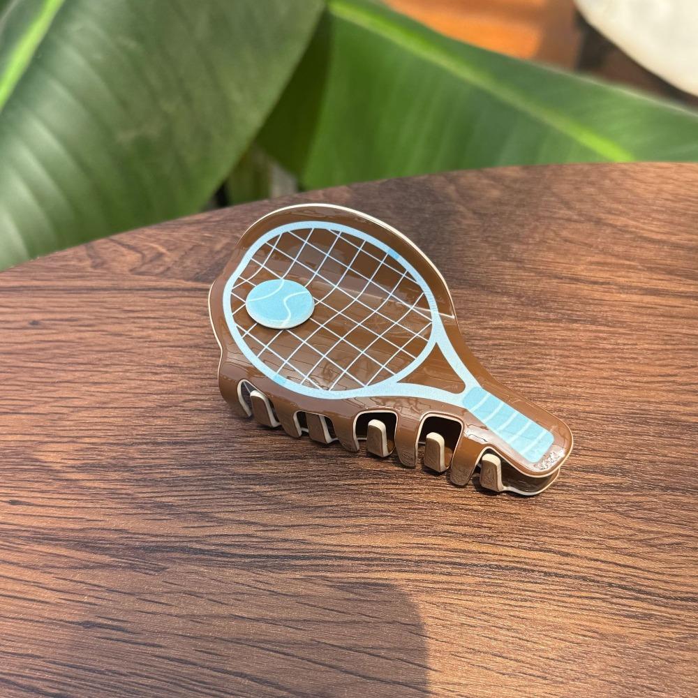 

Корейский стиль Сращивание волос Коготь Теннисная уксусная кислота Акула Зажим Спортивный мяч Серия Волосы Коготь Девочки Style C