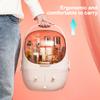 Multifunctional Dustproof Cosmetics Storage Box Space Capsule Cosmetic Case Transparent Skincare Shelves Dust Belt Handle