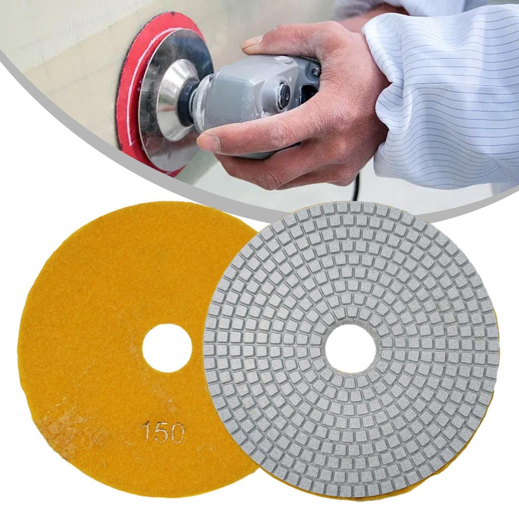 Discuri de șlefuit flexibile pentru beton, granit, marmură, 6 inch, 150 mm, uscate/umede, cu diamant, 30-3000 Grit, pentru șlefuire