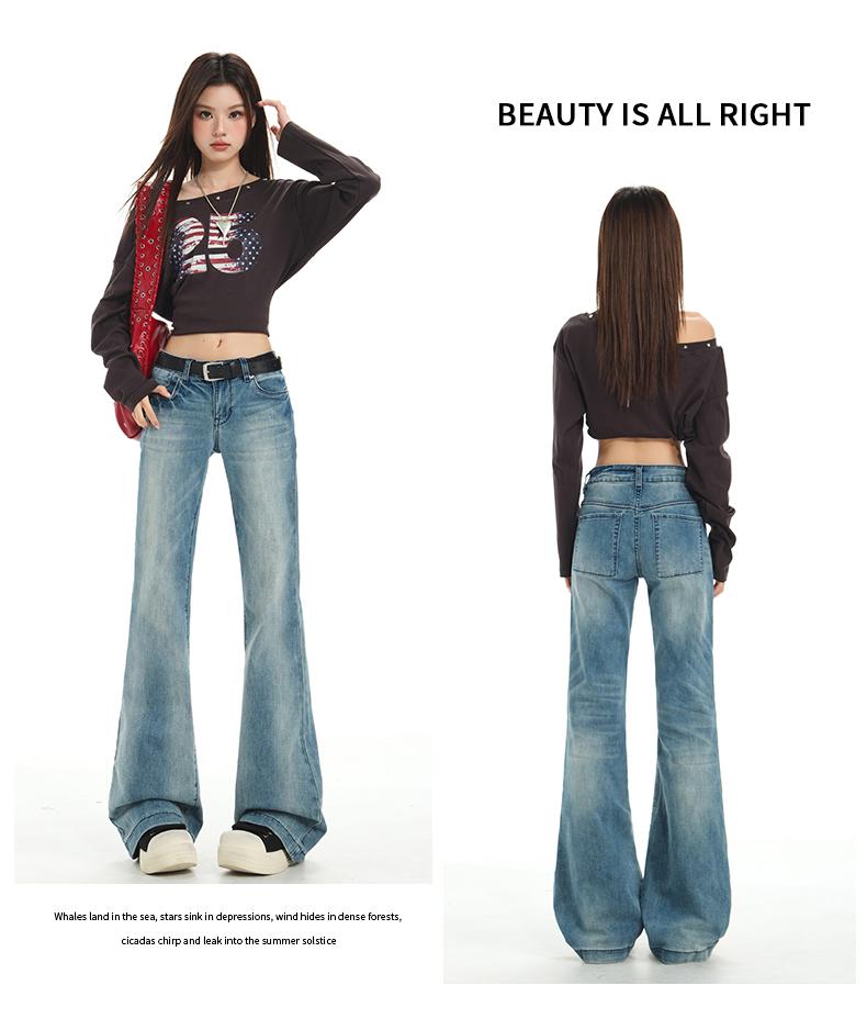 Romon Spring and Autumn Women's Jeans