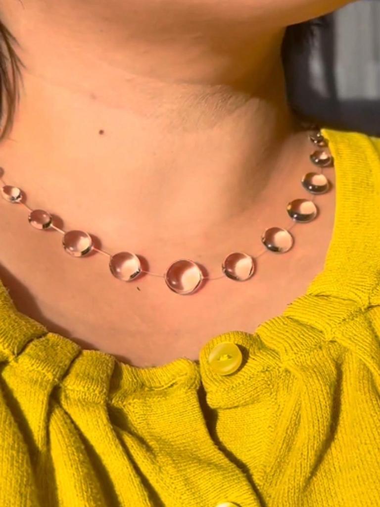 Ins Simulation Water Drop Clear Dewdrop Series Necklace Handmade Glue Dripped Fashion Jewelry Women Niche Gifts Friends