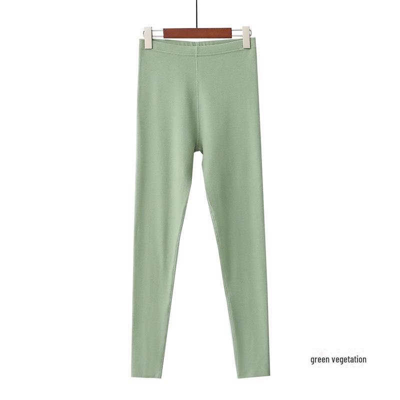 

Новые женские узкие термобрюки из немецкого бархата с высокой талией - 320G, двойная шлифовка для максимального тепла XL трава зеленый