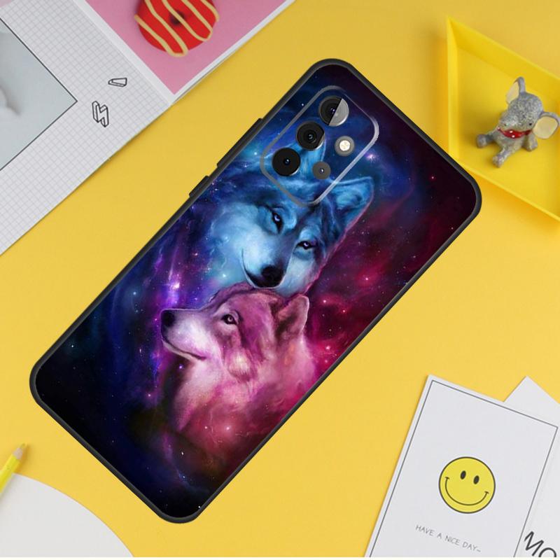 Animal Wolf Galaxy Case For Samsung Galaxy A36 A16 A56 A06 A54 A34 A14 A13 A53 A12 A22 A32 A52 A35 A17 A15 A55