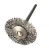 VOFUN-10 Pcs Stainless Steel Wire Brushes Disc Brush Round Brush 25Mm Diameter For Dremel