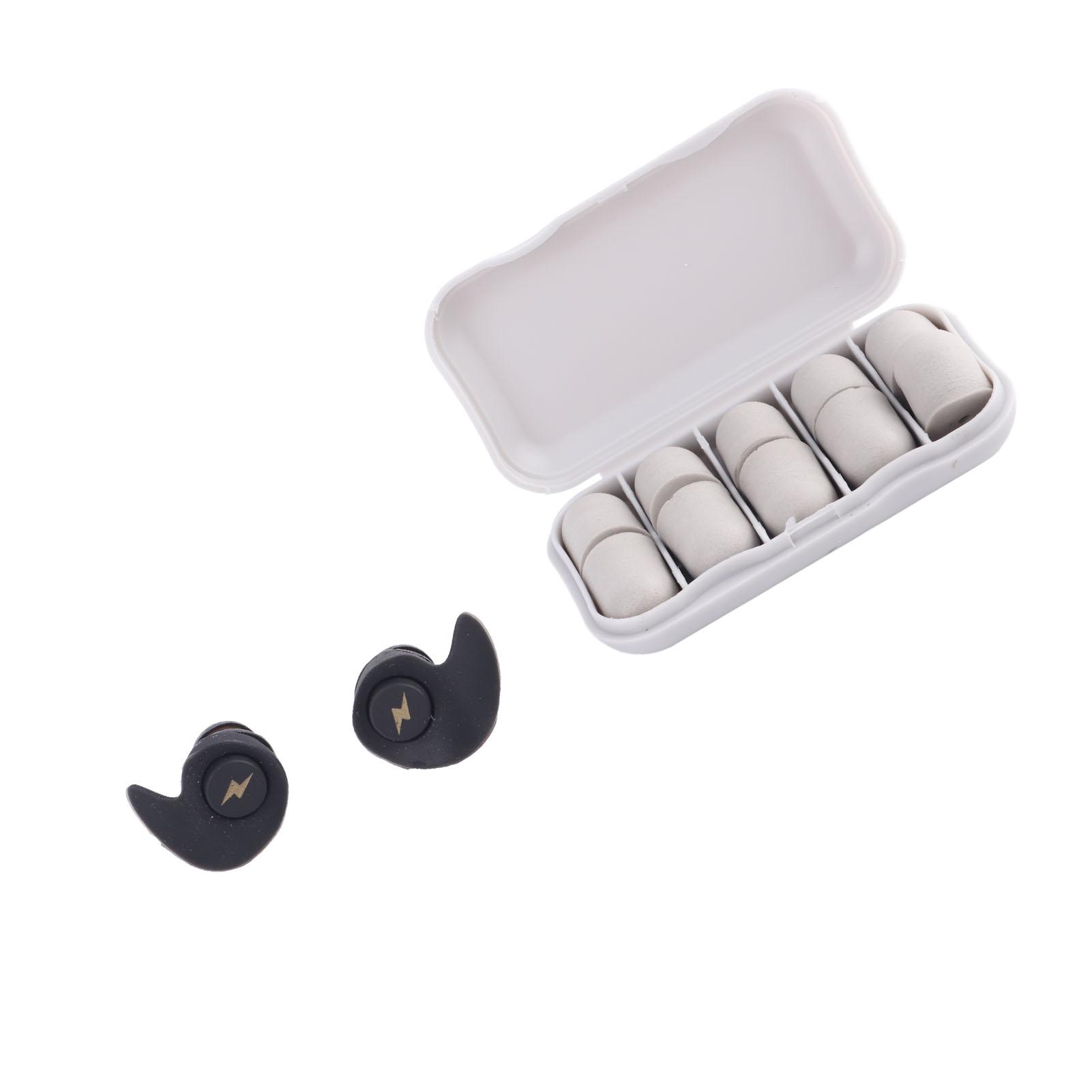 

12 шт., мягкие силиконовые беруши, шумоподавление, блокировка звука, беруши для сна дома, черные чёрный