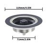 Convenient Sink Basket Filter Quick Clean Sinks Drain Filter Popups Not-Clogging Sink Strainers Basket Filter 114mm