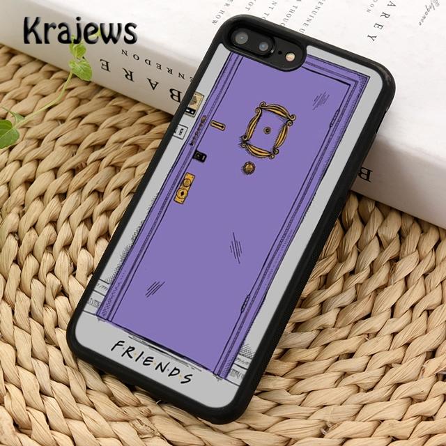 Krajews Friends Tv Show Door Phone Case Cover For iPhone 17 Air 16 15 14 Plus 12 13 Pro Max Coque Shell Fundas