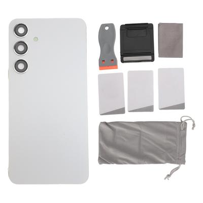 Sostituzione Vetro Posteriore per Galaxy S24 Plus Lente Fotocamera Preinstallata Nastro Copertura Alloggiamento Vetro Posteriore