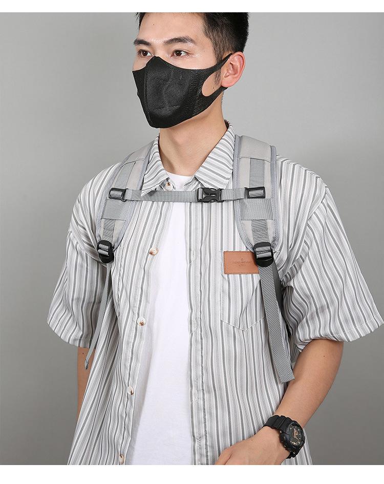 Durable Large-Capacity Multi-Compartment Laptop Backpack for Travel, Rechargeable & Lightweight