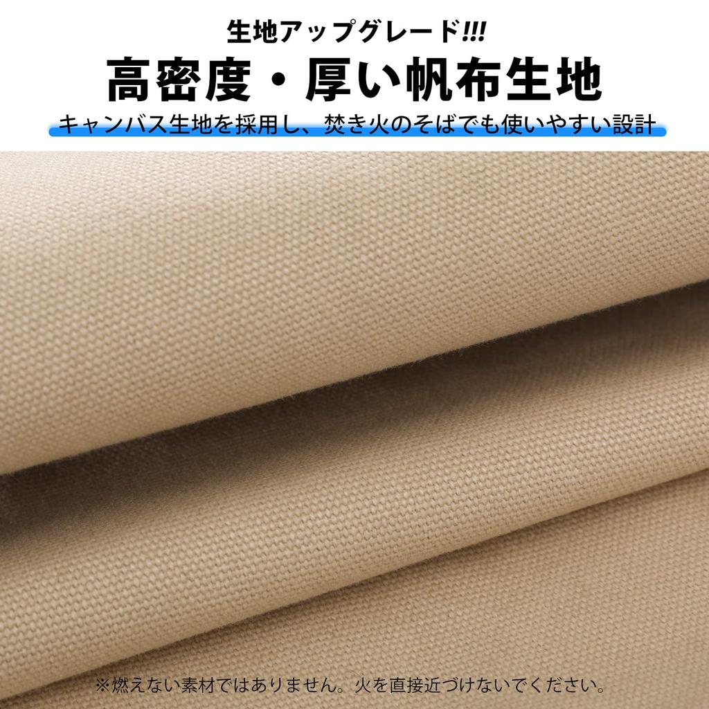 MOON LENCE Outdoor Chair Allstyle Chair Wide Cotton Spark Resistant 4 Levels Height Adjustable Angle Adjustable High Back Camping Chair Grand Chair