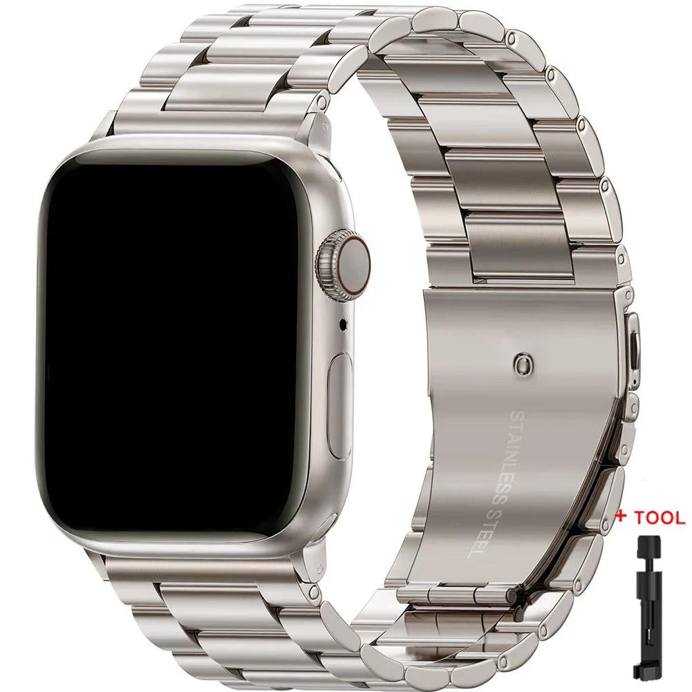 Stainless Steel Strap for Apple Watch S11 10 46mm 42mm Ultra 3 49mm 45mm 41mm 44mm Metal Band for IWatch Series 9 8 7 SE 6 5 4 3