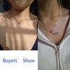 Cazador Stainless Steel Initial Letter Heart Pendant Necklaces for Women Choker Chain Jewelry Birthday Gifts Kpop Trend 2025