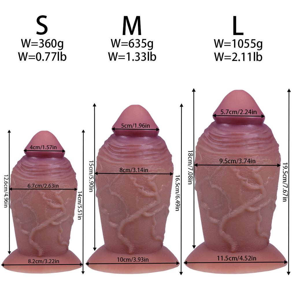 Large Silicone Soft Dildo Fisting Butt Plug Masturbator Anal Dilator Adult Sex Toy Big Dick Strap on Penis BDSM