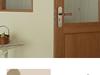 Mid-Century Silent Magnetic Bronze Door Handle with Lock for Indoor Wooden Bedroom Doors