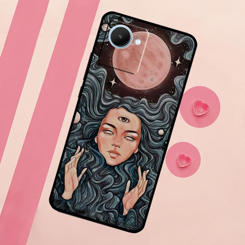 Spiritual Trippy Psychedelic For Realme C67 C75 C63 C61 C71 C55 C51 C65 C53 10 11 12 13 14 15 Pro Plus GT6 GT7 Pro Case