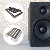 1/2Pcs Tilted Desktop Speaker Stands Non-slip Aluminum Alloy Speaker Riser Rack Surround Sound Speaker Support