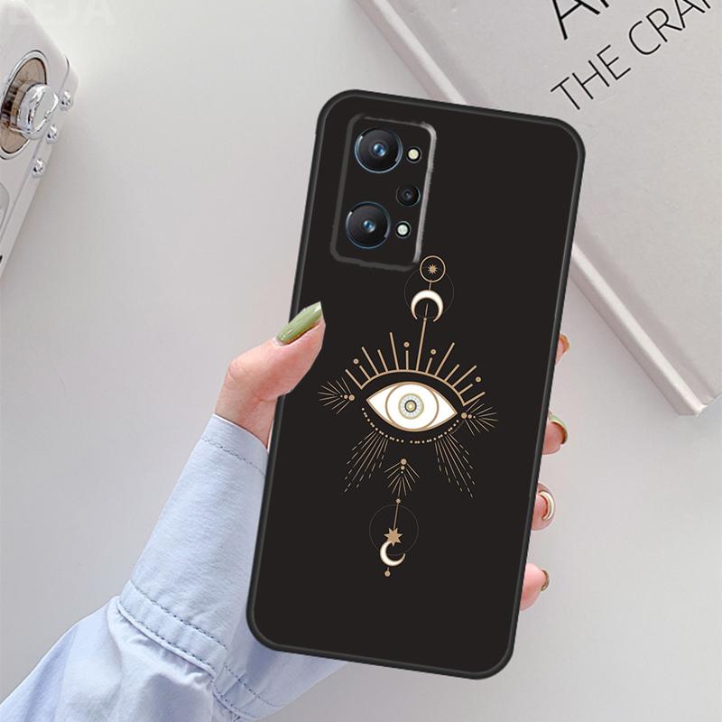 Evil Eye Hamsa For Realme C61 C75 C55 C51 C21Y C25S C67 C53 13 12 10 11 14 Pro Plus GT 6T 6 5 GT7 Pro Case
