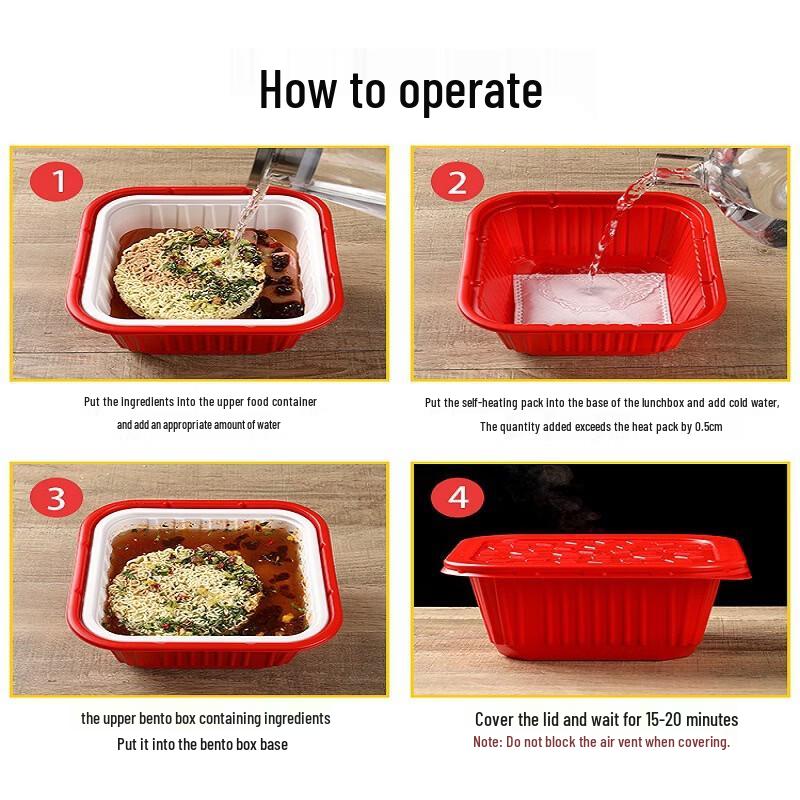 Disposable Self-Heating Packs for Food