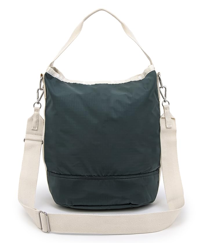 

Официальная сумка через плечо CONVERTIBLE BUCKET Midnight [LeSportsac] BAG/1540 Женская зеленая/песочная