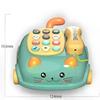 1Pcs Toddler Learning Toy With Lights Cat Telephone Story Early Education Montessori Gift Baby 3-In-1 Musical Phone Toys
