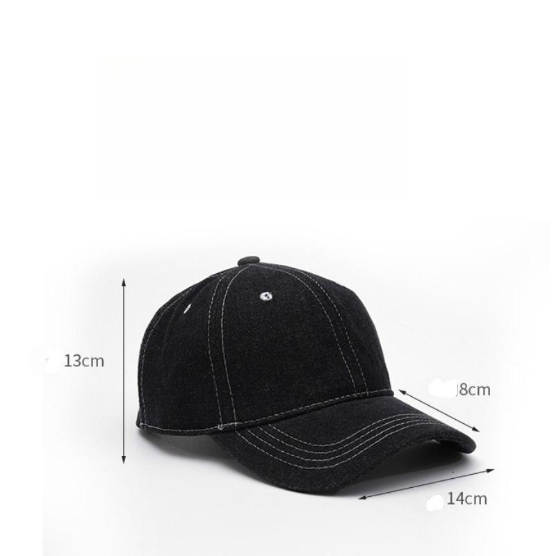 Vintage Washed Solid Color Plain Color Baseball Cap Plain Retro Distressed Cotton Dad Hat Adjustable Unisex Casual Streetwear Classic Cap