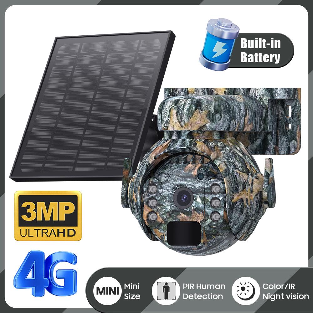 4G Solar-Powered Outdoor Wildlife Detection Camera