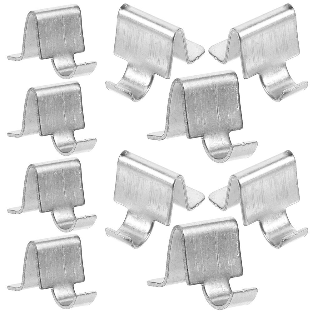 10pcs Shelf Supports for Iron Cabinets Heavy Duty Metal Shelf Clips Suitable for Kitchen Cabinets Shelving Hardware