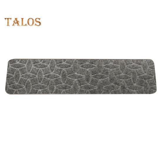 

Нескользящий коврик для лестницы, самоклеящийся, с сильным сцеплением, простая установка, не требует разрезания, многоразовый тисненый коврик для лестницы, моющийся, для общежития, дома, для лестницы темно-серого