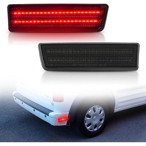 Bestview Side Marker Light Assembly Compatible for Fo-rd Transit Connect 2010-2013, Amber Front Fender Bumper Lamps, Smoked Lens 2PCS