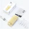 BILESHI Portable Dental Irrigator with 5 Nozzles, Electric Tooth Cleaner, Water Flosser, Prevents Tartar Buildup, Suitable for Orthodontics, Yellow
