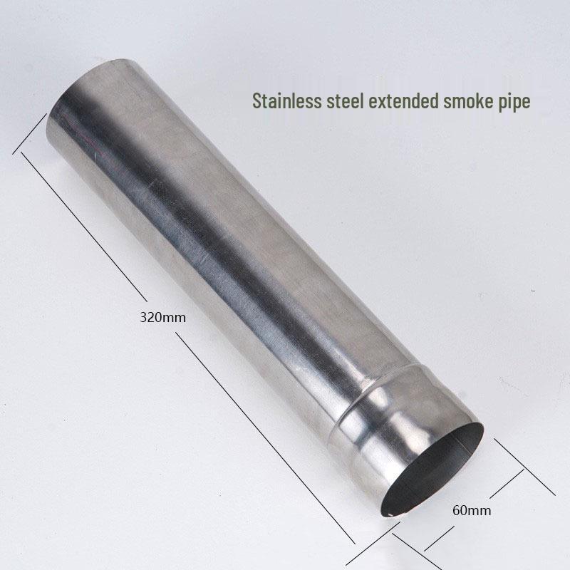 Stainless Steel Outdoor Wood Stove Chimney Elbow for Ventilation and Heating