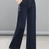 2026 Spring/Fall Women's Plus Size High-Waist Casual Wide Leg Jeans