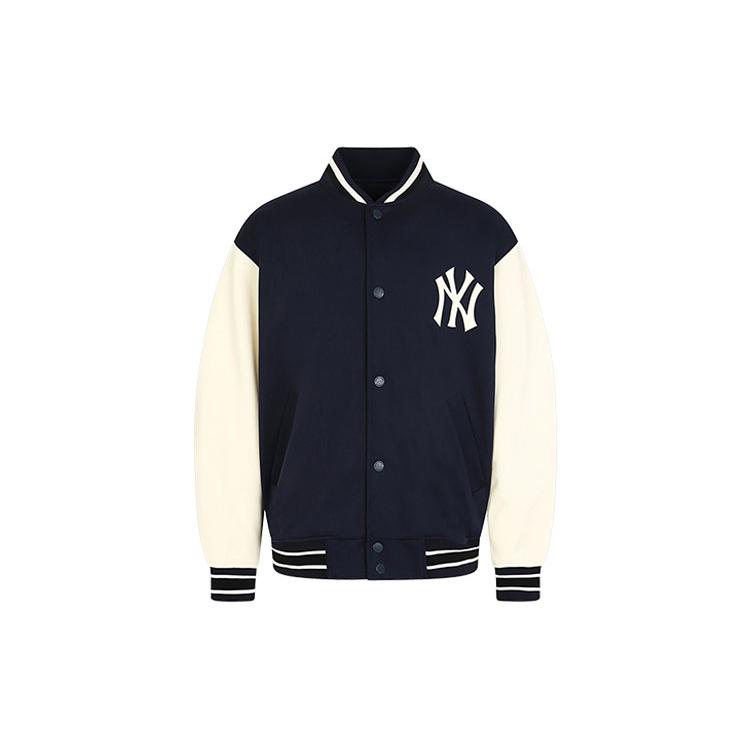 New MLB Baseball Jacket Unisex Navy Blue 31JP02011-50N