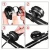 1pc Premium Aluminum Bike Bell - Classic Black High-Pitched Sound | Durable Easy Installation for All Bicycles