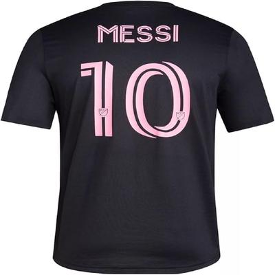 Adidas Lionel Messi Inter Miami CF #10 Γυναικείο Φανελάκι Παίκτη με Όνομα & Αριθμό Performance (Μαύρο, Μεγάλο)