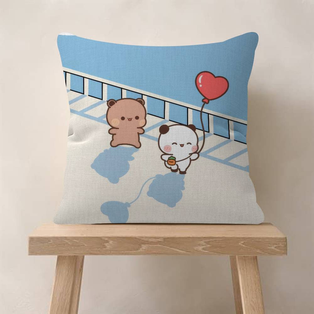 Cartoon Bubu And Dudu Personalized Picture Text Home Decorative Pillows Household Gifts 45X45Cm