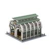 Gobricks MOC Museum Market hall Bricks Model Market house Indoor Market Mercado Roma Building Blcoks Toys Gift