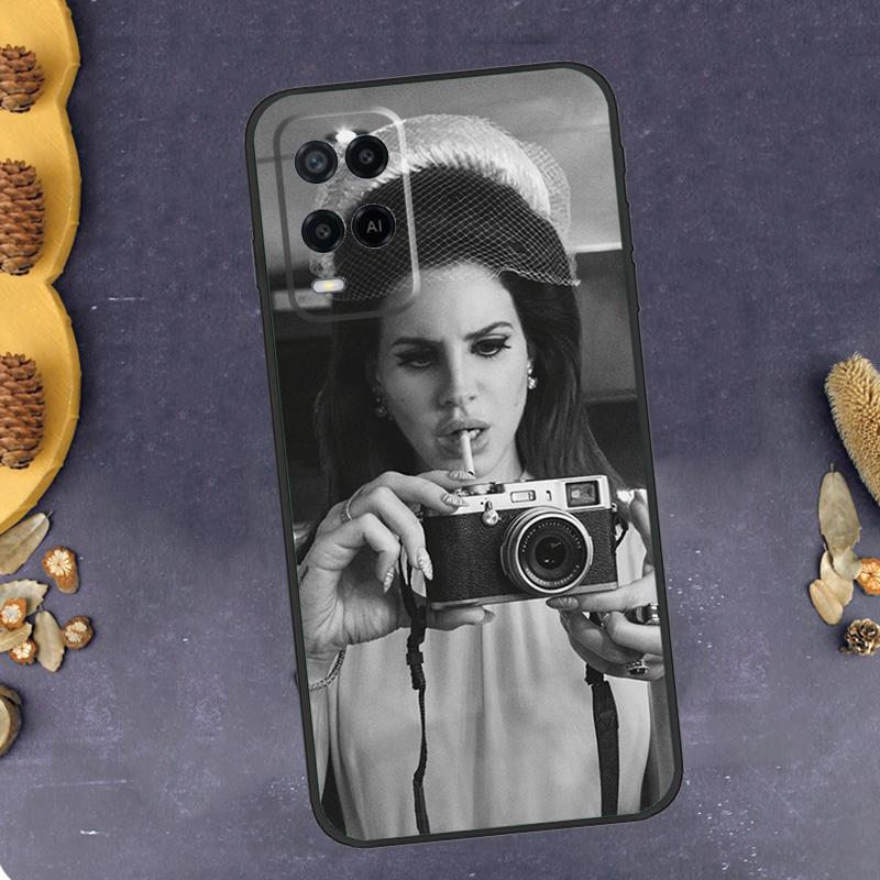 Singer Lana Del Rey Phone Case For Oppo A40 A60 A80 A78 A98 A18 A38 A58 A74 A94 A54 A16 A76 A96 A15 A17 A77 A57S